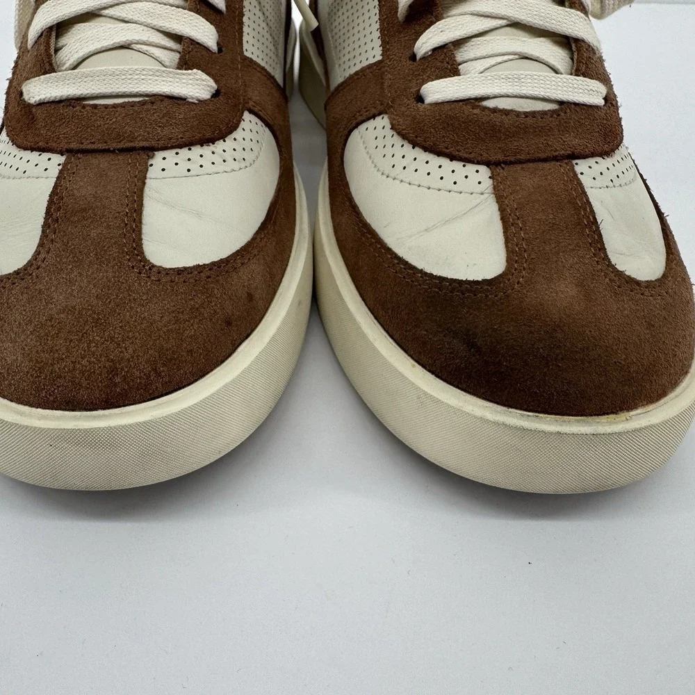 Cole Haan Grand Brown Suede Leather Sneakers Men's 10M Cream Sole Shoes Preppy